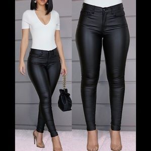 Women’s Faux Leather Pants